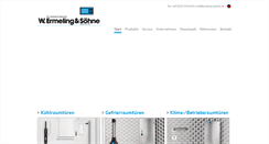 Desktop Screenshot of ermeling-soehne.de